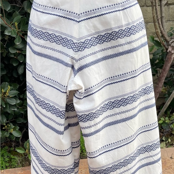 CAPULET for REVOLVE ~ Button-Front Sailor Style Striped Wide Leg Pants ~ Medium - Picture 5 of 8